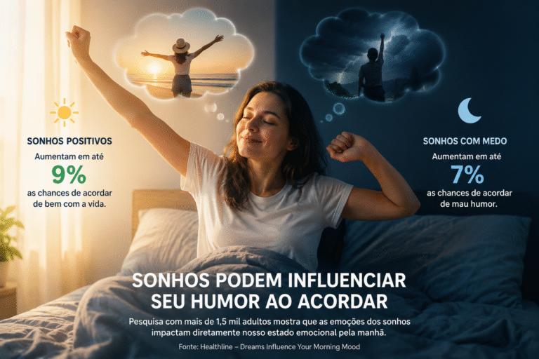Emoções que sentimos nos sonhos influenciam humor ao longo do dia, mostra pesquisa
